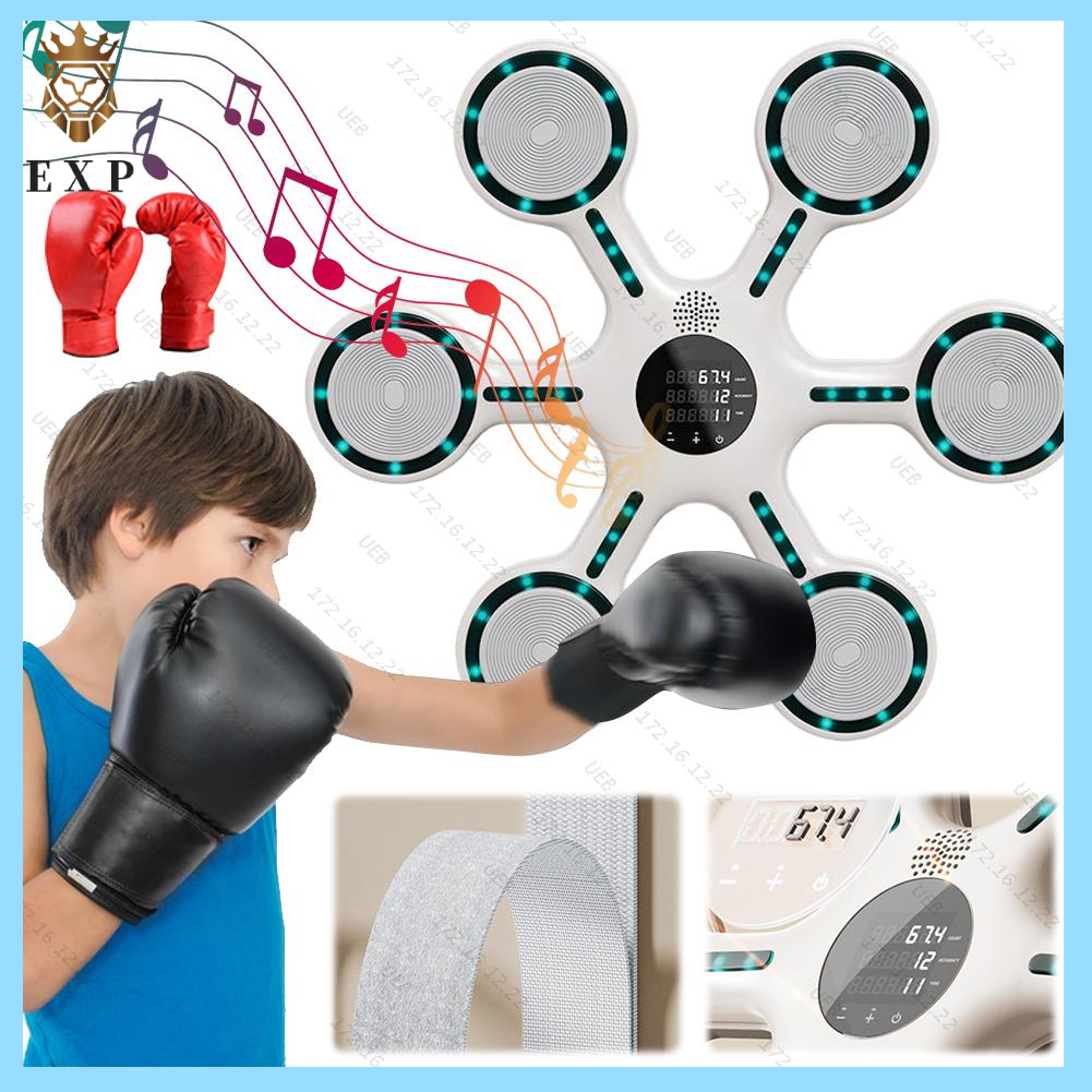 [explosion1.th] Music Boxing Machine Indoor Boxing Trainer Music Boxing Puncher สําหรับผู้ใหญ่เด็ก