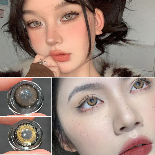 ไม่ปวดตา0.00~-4.00สีน้ําตาลตาคอนแทคเลนส์เลนส์ชุดคอนแทคเลนส์2ชิ้นรายปี14.2มมเกรดวูอาย[ฟรีกรณี]