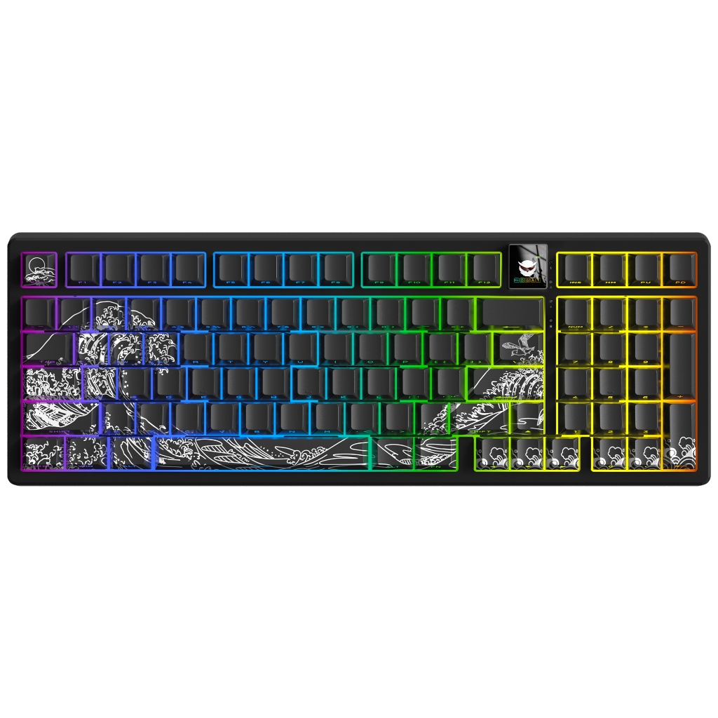 XVX K98 Tri-Mode Smart Display Mechanical Keyboard (Coral Sea/Gundam SEED)