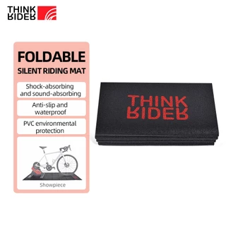 Thinkrider เสื่อฝึกพับได้เสื่อโยคะเสื่อฝึกจักรยานเสื่อจักรยานเหมาะสําหรับ X2/X5/X7/A1 สมาร์ทขี่จักรยาน Instructor
