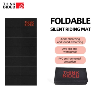 Thinkrider เสื่อฝึกพับได้เสื่อโยคะเสื่อฝึกจักรยานเสื่อจักรยานเหมาะสําหรับ X2/X5/X7/A1 สมาร์ทขี่จักรยาน Instructor