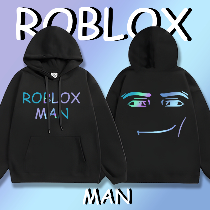 2024 ใหม่ Hoodie Unisex เสื้อคลุม พิมพ์ลาย Roblox Man Face Game สําหรับผู้ชาย Hoodie เป็นกลาง #02