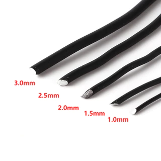 1/1.5/2/2.5/3 มม.สีดําบอนไซลวด Anodized อลูมิเนียมบอนไซการฝึกอบรมลวดสวน DIY เครื่องมือสําหรับพืชรูปร่างสวนเครื่องมือ 1 M