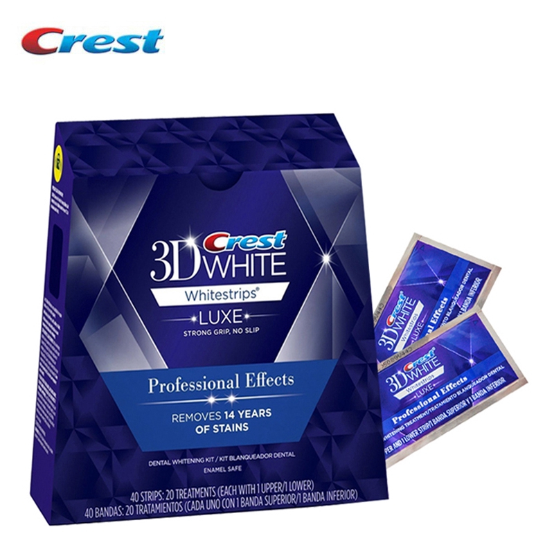 Crest 3D White Strips Luxe Professional Dental Oral Hygiene Whitening