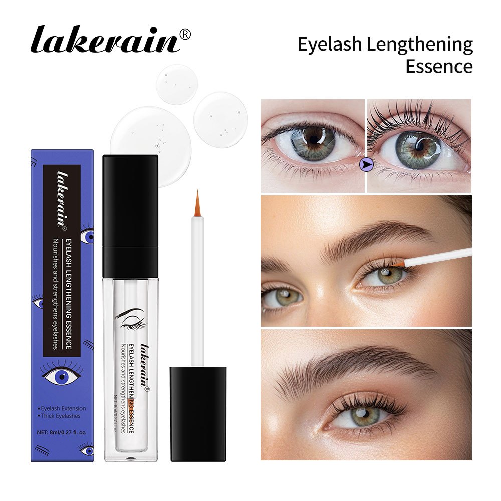 Lakerain Eyelash Longening Essence เซรั่มปลูกคิ้วและขนตาหนาธรรมชาติ Nutrient Liquid 8ml