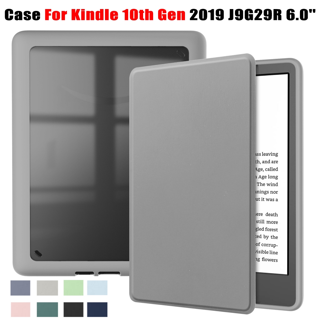 สําหรับ Kindle 10th Generation 2019 J9G29R 6.0 นิ้วแฟชั่นสมาร์ท Sleep Wake-up ฝาครอบ Kindle 10th Generation 6.0 "E-book คุณภาพสูงโปร่งใสอะคริลิคกรณี
