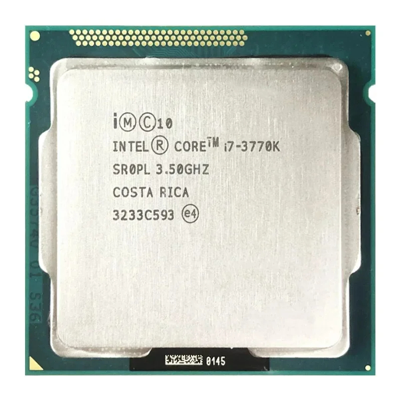 Core i7-3770K โปรเซสเซอร์ 4-Core 8-Thead 3.5GHz (3.9GHz Turbo) LGA 1155 77W เดสก์ท็อป CPU i7 3rd Gen