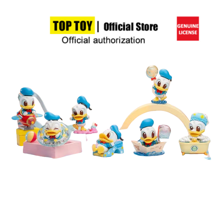 Minisoy TOPTOY Disney Donald Duck 90th Anniversary Mystery Box Figure Toy Donald Duck Doll Childrens