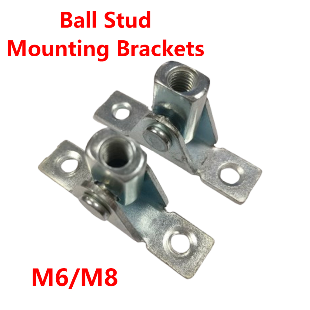 1 คู่ Universal แก๊ส Strut Lift สนับสนุนบาร์ยึด Ball Stud ติดตั้งสําหรับประตูและหน้าต่าง