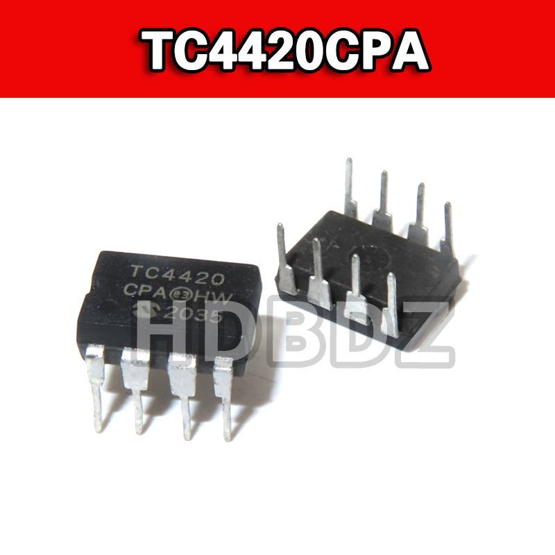 1-5pcs TC4420CPA TC4420 DIP-8 MOSFET  Driver ชิป IC SMD TC4420EPA