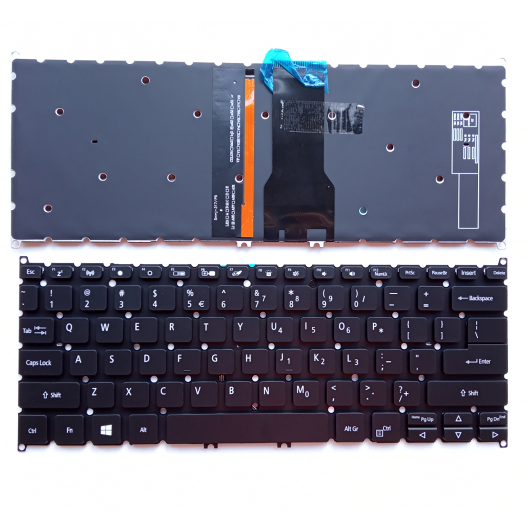 US สําหรับ Acer Spin 3 series SF114-32 SP513-51/53/52NP SP314-51/52/53 SP514-52 N17W5 แป้นพิมพ์แล็ปท