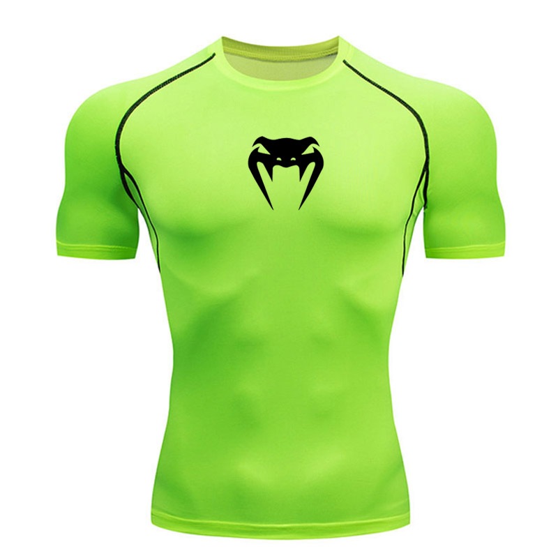 Venom เสื้อยืด UFC ผู้ชาย MMA Top การบีบอัดเสื้อแขนสั้นมวยยิมออกกําลังกายกีฬาสีดําสีขาวสีแดงออกแบบ ราคา ถูกที่สุด ดีลบีเคเค แกลเลอรีภาพที่ 6