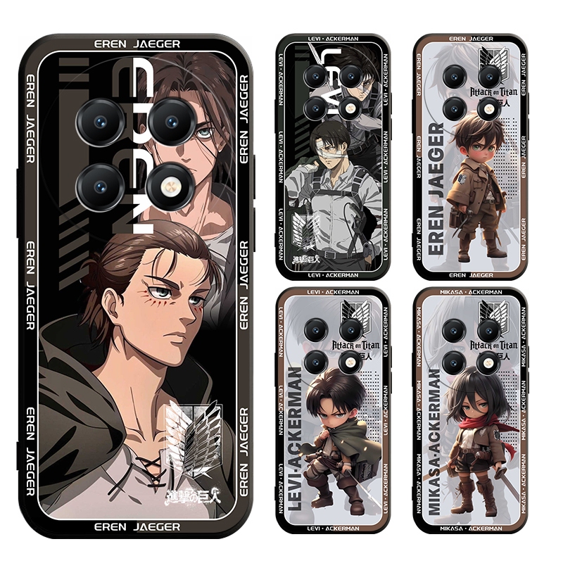 ปลอกสําหรับ realme 13 12 12x 11 11x pro plus 4G 5G Attack on Titan Case Soft Cover