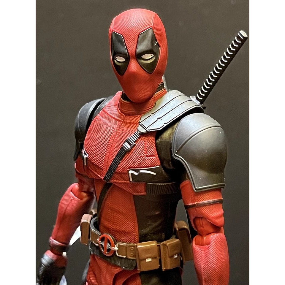 (ไม่มีกล่อง)ของแท้ Bandai SHF Marvel Deadpool 3 Deadpool รุ่นเคลื่อนย้ายได้ 6 นิ้ว