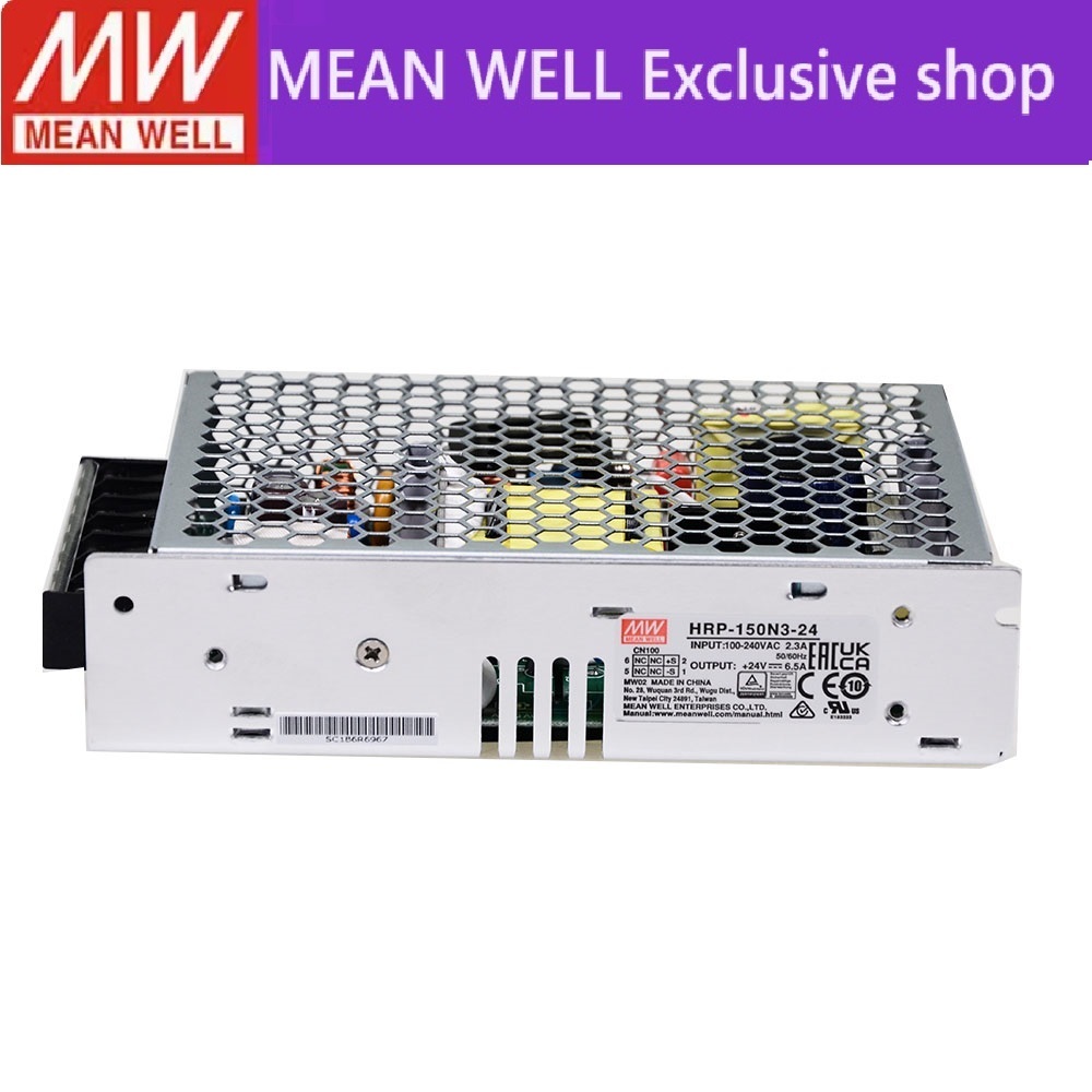 MEAN WELL HRP-150N3 HRP-150N3-12 HRP-150N3-24 HRP-150N3-48 150W แหล่งจ่ายไฟ Peak สูงพิเศษ