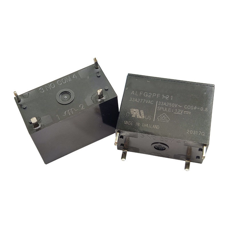รีเลย์ ALFG2PF121 อินเวอร์เตอร์พลังงานแสงอาทิตย์ เครื่องทําน้ําอุ่น รีเลย์ 33A 4 Pin 12V รีเลย์