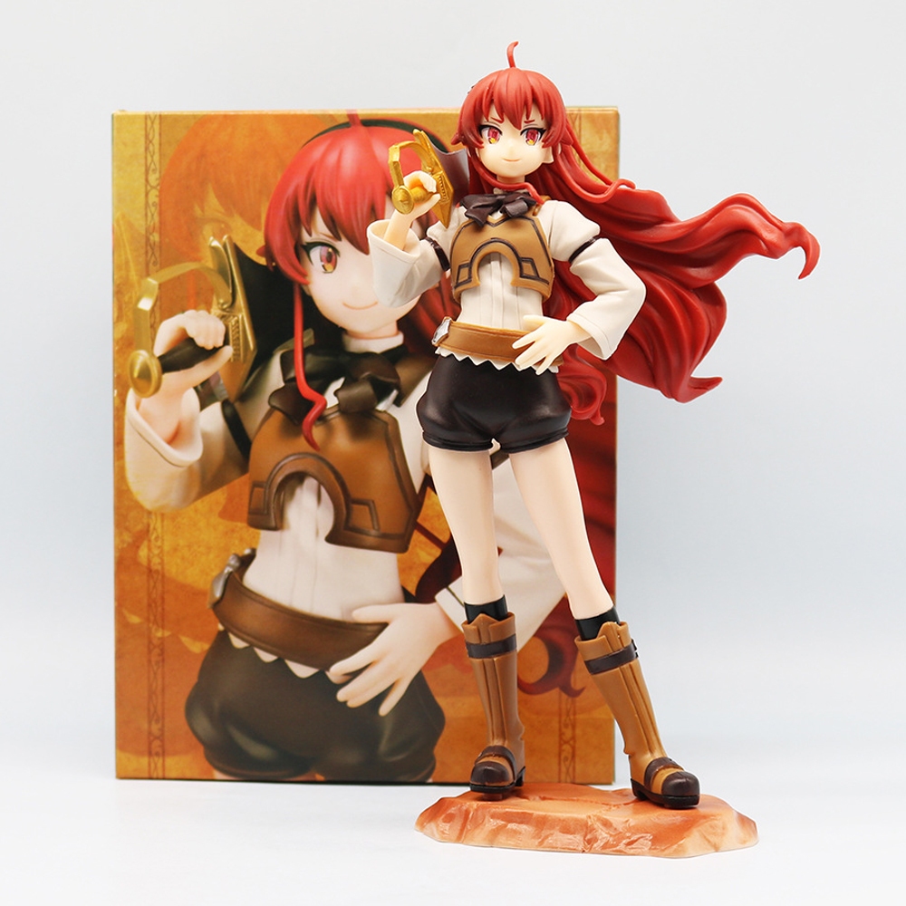 22ซม.อะนิเมะmushoku Tensei:Jobless ReincarnationรูปEris Boreas Greyrat Dead End PVC Action Figuresรุ่นเดสก์ท็อปตกแต่งตุ๊กตาของเล่น