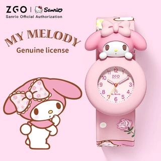 ZGO x Sanrio HelloKitty นาฬิกา กันน้ำ100% เหมาะสำหรับเด็กอนุบาล ของขวัญเด็ก รุ่น นาฬิกาเด็กผู้หญิง 307
