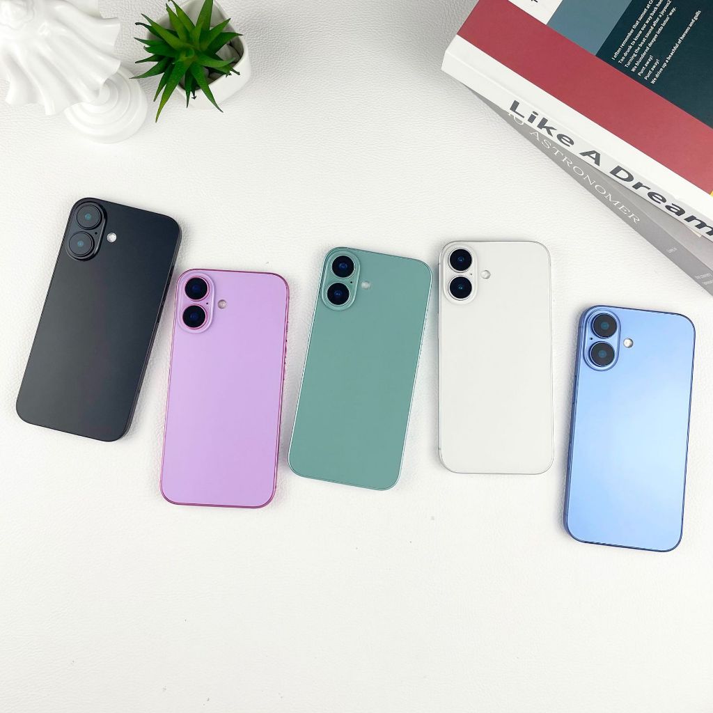 (Telefon Palusu/ปลอม) สําหรับแสดง iPhone 16/iPhone 16 Plus, 16 Pro และ 16 Pro Max Dummy Phone Displa