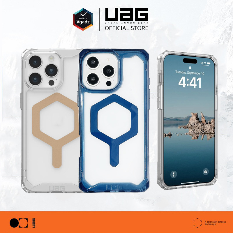 ใหม่ UAG Plyo โปร่งใส Pathfinder Series กรณีแม่เหล็ก IPhone 16 Pro Max 16plus 16 Plus 16plus 16pro 16promax Clear Fall การป้องกันฝาครอบโทรศัพท์
