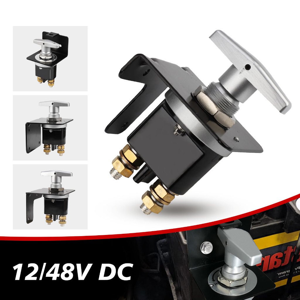 1500a Heavy Duty แบตเตอรี่ฆ่า Mass สวิทช์แบตเตอรี่เครื่องตัดวงจร Disconnecter Isolator พร้อม Keyhole สําหรับ RV Camper Van รถบรรทุกเรือ