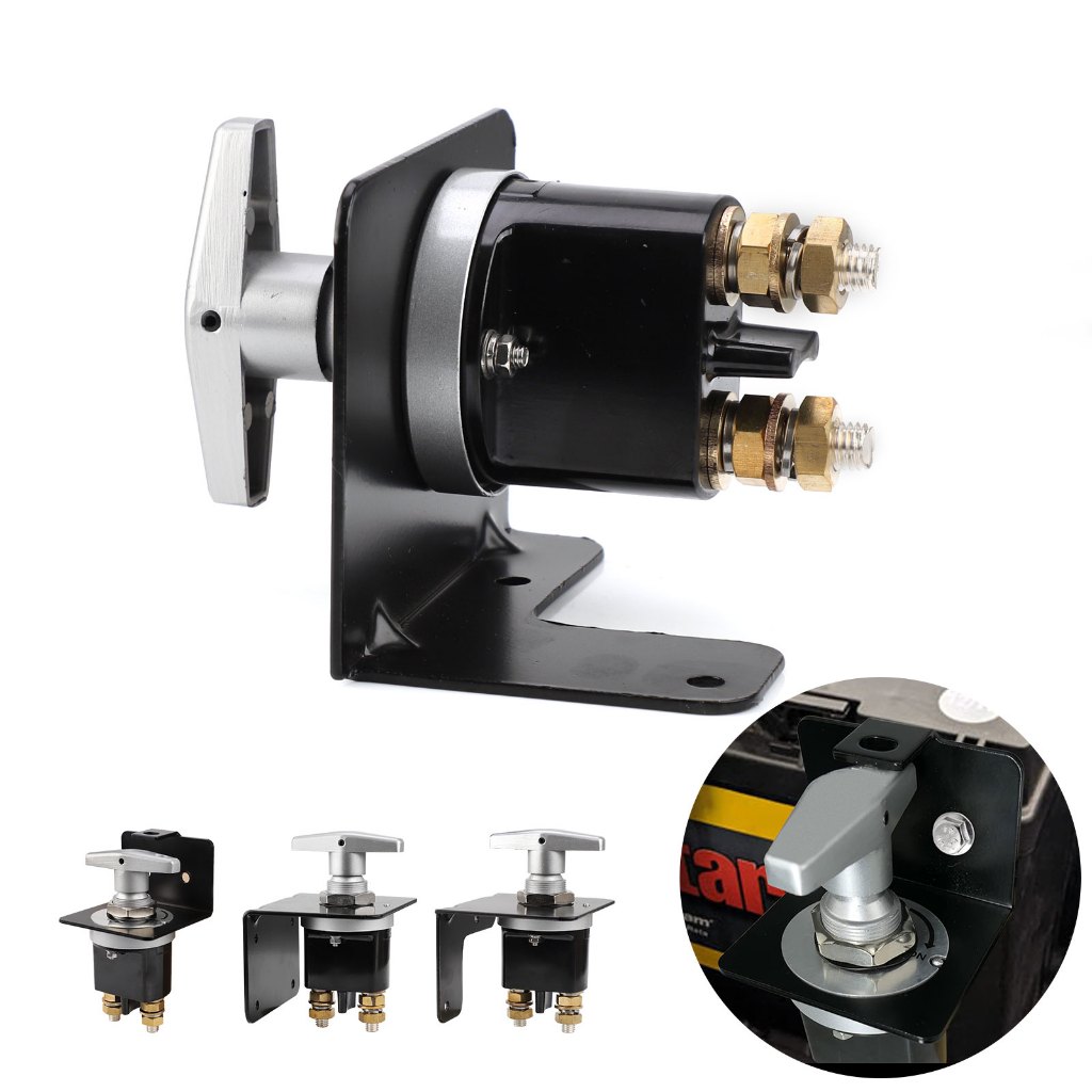 1500a Heavy Duty แบตเตอรี่ฆ่า Mass สวิทช์แบตเตอรี่เครื่องตัดวงจร Disconnecter Isolator พร้อม Keyhole สําหรับ RV Camper Van รถบรรทุกเรือ