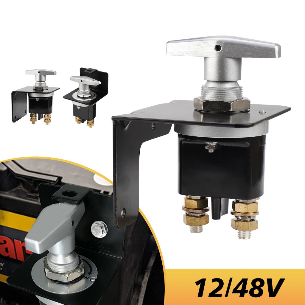 1500a Heavy Duty แบตเตอรี่ฆ่า Mass สวิทช์แบตเตอรี่เครื่องตัดวงจร Disconnecter Isolator พร้อม Keyhole สําหรับ RV Camper Van รถบรรทุกเรือ
