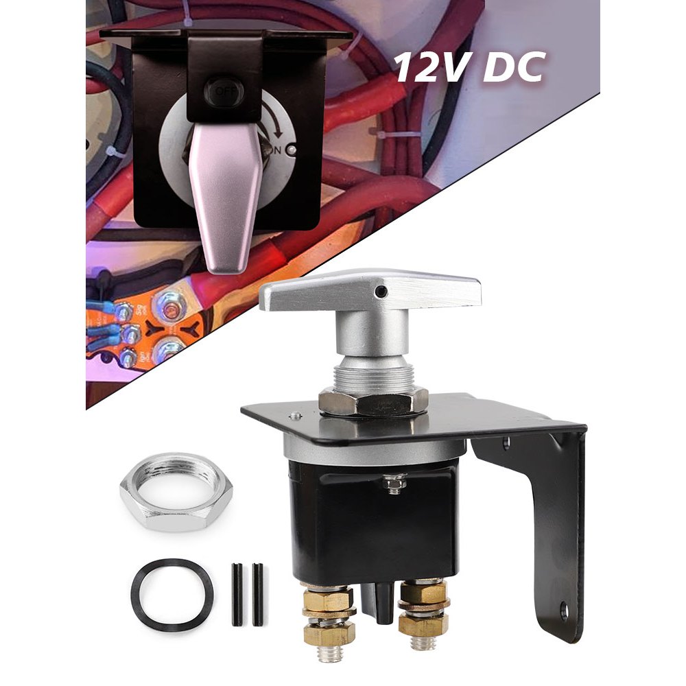 1500a Heavy Duty แบตเตอรี่ฆ่า Mass สวิทช์แบตเตอรี่เครื่องตัดวงจร Disconnecter Isolator พร้อม Keyhole สําหรับ RV Camper Van รถบรรทุกเรือ