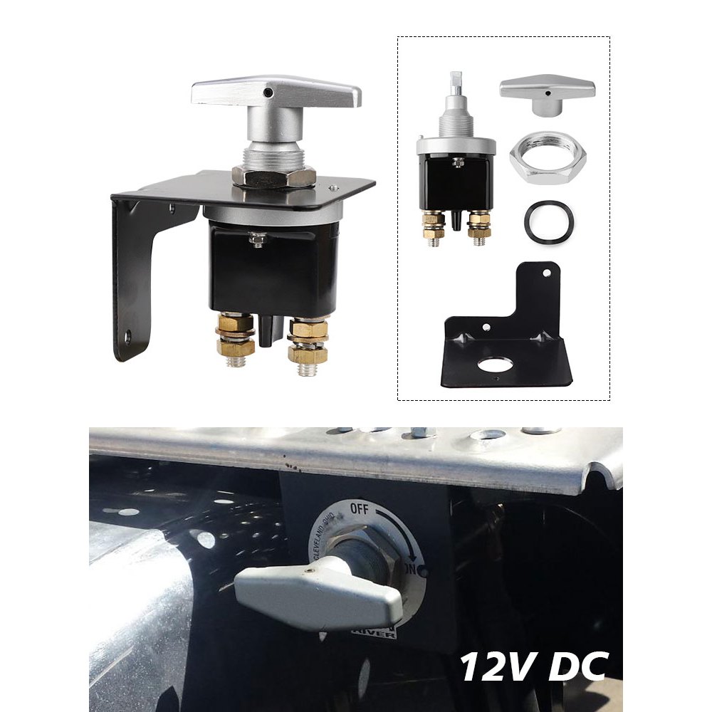 1500a Heavy Duty แบตเตอรี่ฆ่า Mass สวิทช์แบตเตอรี่เครื่องตัดวงจร Disconnecter Isolator พร้อม Keyhole สําหรับ RV Camper Van รถบรรทุกเรือ