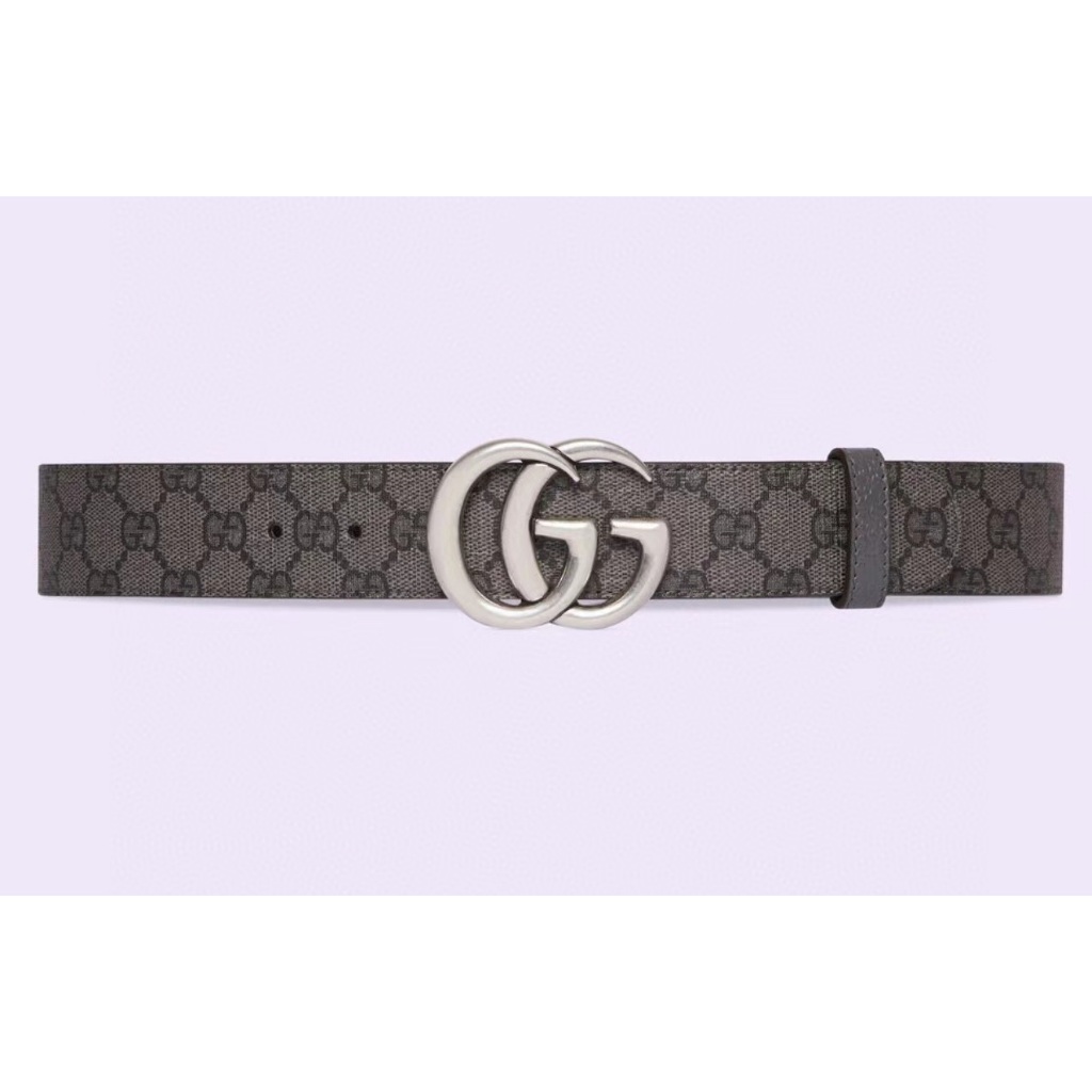 Spot GOODSTOP เกรดคุณภาพเข็มขัดหนัง 40 มม.เข็มขัดหัวเข็มขัด DOUBLE G REVERSIBLE พร้อมชุดกล่องของขวัญดั้งเดิม