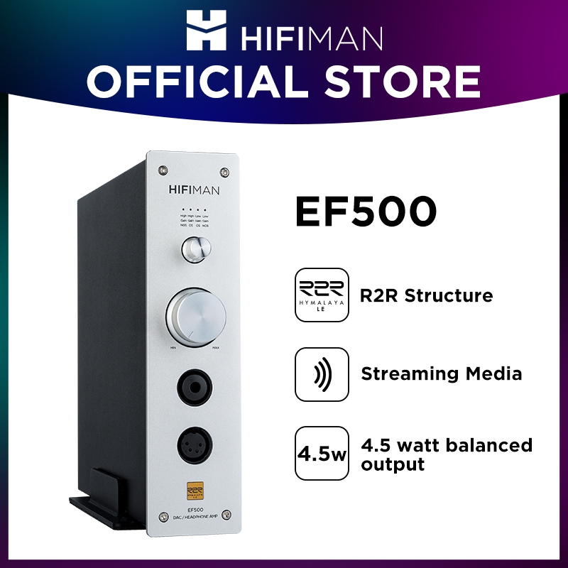 Hifiman EF500 หูฟัง DAC& เครื่องขยายเสียง พร้อมรองรับสตรีมมิ่งมีเดีย และ Hymalaya LE R2R DAC