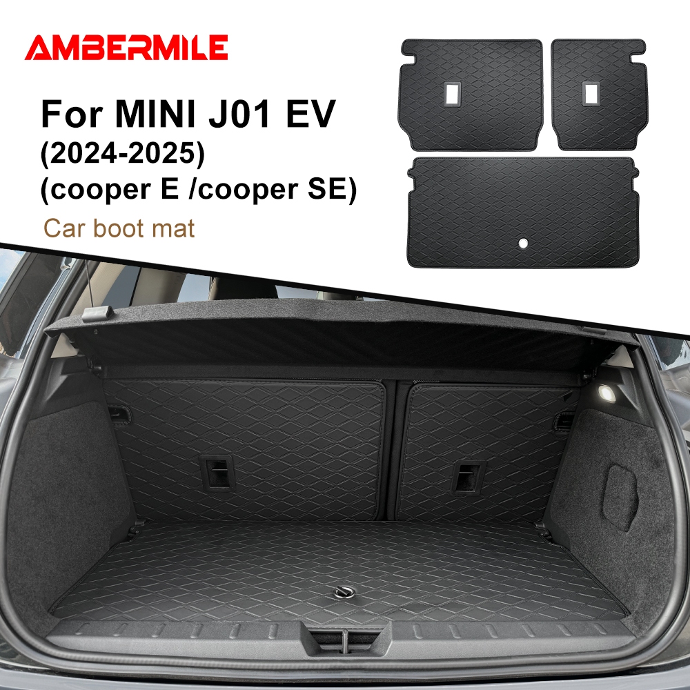 สําหรับ MINI Cooper J01 EV 2024 2025 ที่นั่งด้านหลัง Back Protector Dirtyproof Trunk Anti Kick Cushion รถ Boot Mat อุปกรณ์ตกแต่งภายใน