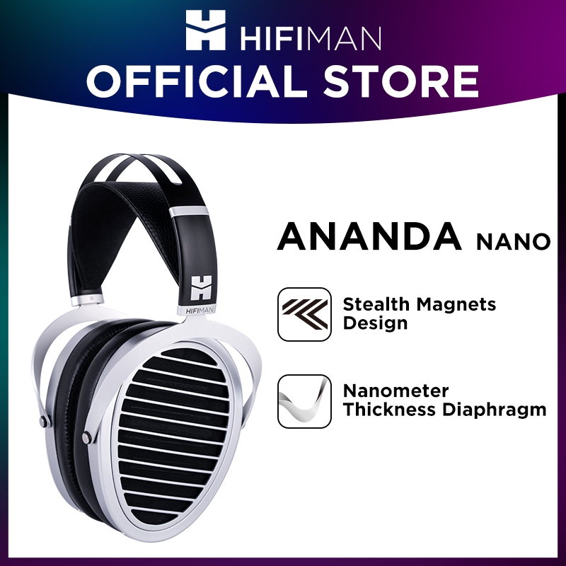 Hifiman Ananda หูฟังไฮไฟ แม่เหล็กนาโน แบบเปิดหลัง หนา นาโน แม่เหล็ก พร้อมแม่เหล็กซ่อน และไดอะแฟรมความหนานาโน