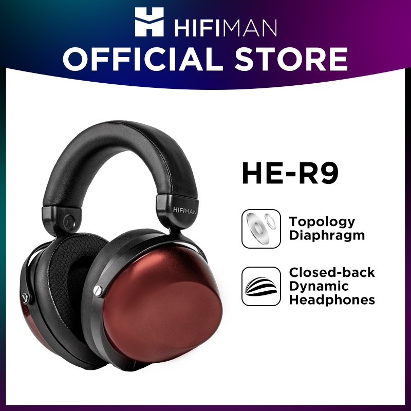 Hifiman HE-R9 หูฟังไดนามิก แบบปิดด้านหลัง พร้อมไดอะแฟรม Topology (มีสาย)