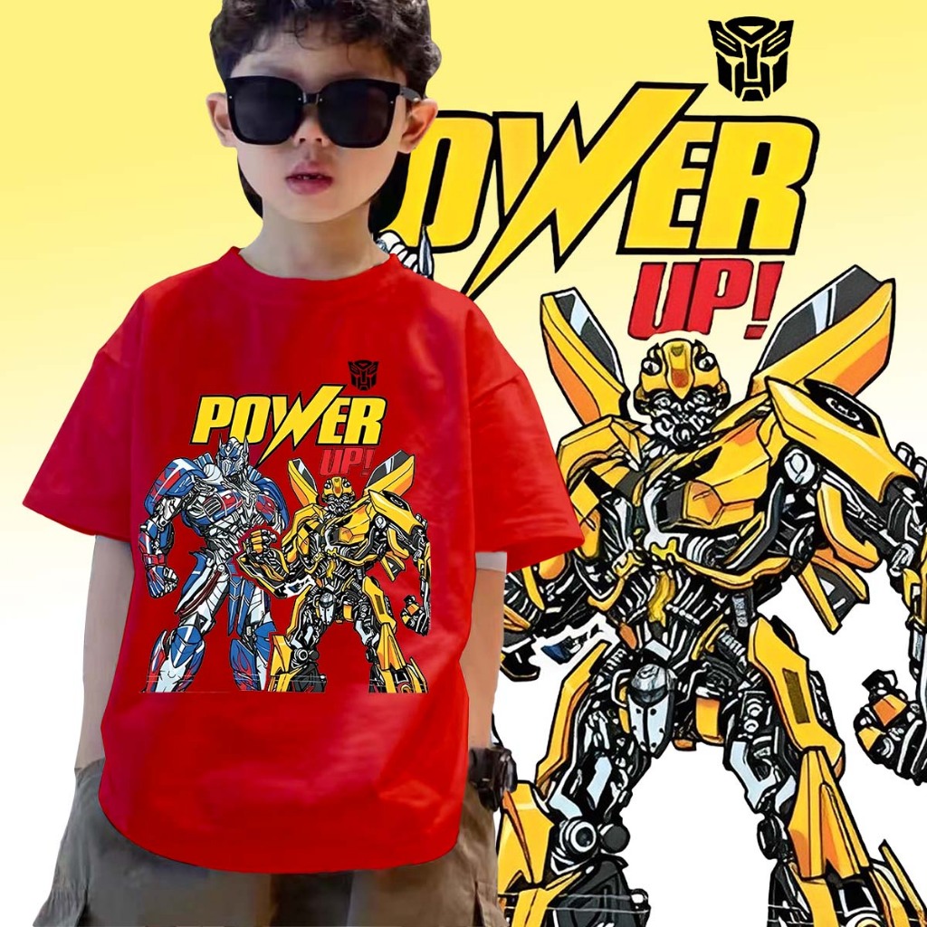 เสื้อยืดเด็ก ทรานส์ฟอร์เมอร์ Transformers (ลิขสิทธิ์)เสื้อผ้า สะดวกสบาย Teen Boys Distro Clothes - รูปที่ 2