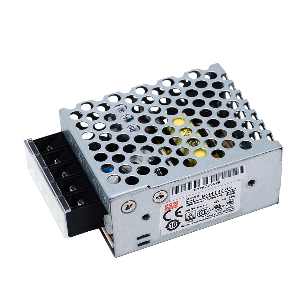MEAN WELL RS Series Switching Power Supply 15W 25W 50W 75W 100W 150W Power Supply Driver Adapter Con