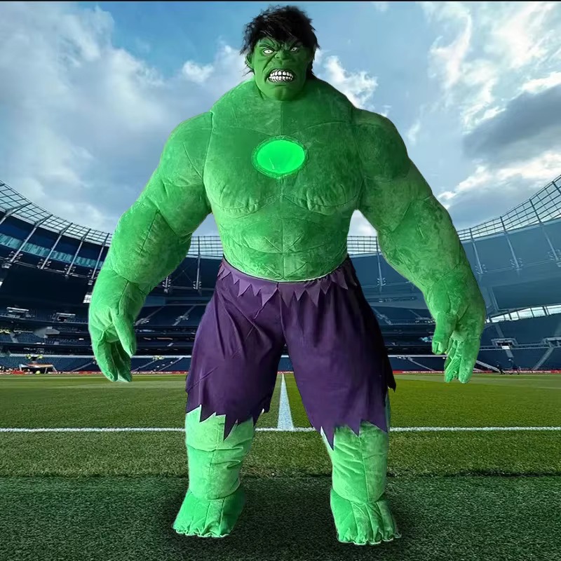 ขนาดใหญ่ Inflatable Hulk สีเขียวยักษ์สีเขียว man ตัวการ์ตูน Mascot เครื่องแต่งกายชุดแฟนซีปาร์ตี้พิธี