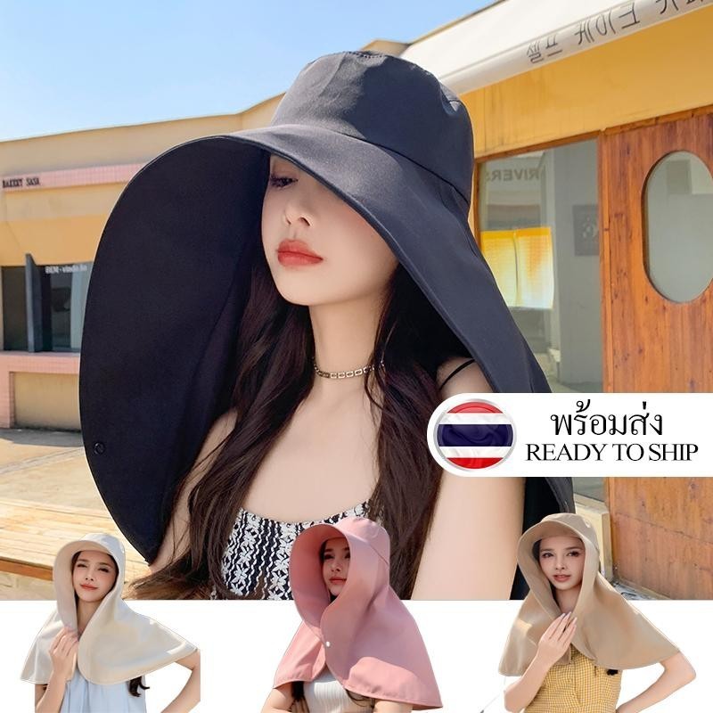 หมวกมาดามดูไบ หมวกแฟชั่นผู้หญิง หมวกกันแดดและม่านบังแดด สำหรับผู้หญิง เหมาะสำหรับการออกไปเที่ยว ป้องกันแสงแดดบวกปีกผ้านุ่ม