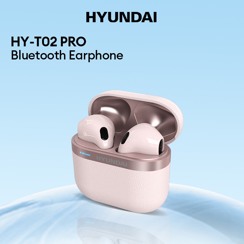 หูฟังไร้สาย Hyundai HY-T02 Pro IPX5 คุณภาพเสียงตัดเสียงรบกวนอัจฉริยะกันน้ํา