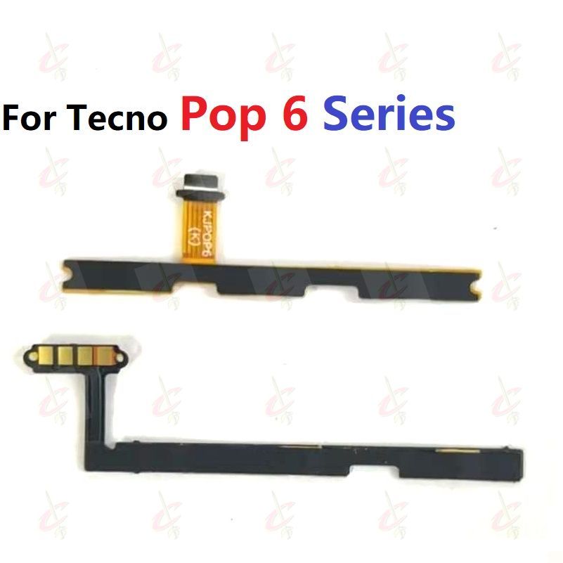 ปุ่มสวิตช์ไฟ flex สําหรับ Tecno Pop 6 Pro Go BE7 BE8 BE6j