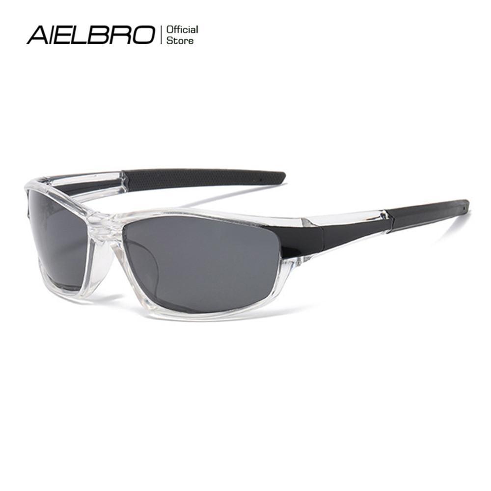 Aielbro แว่นตากันแดดโพลาไรซ์ผู้ชายแฟชั่น Tac เลนส์ดวงอาทิตย์แว่นตาชายกลางแจ้ง Shades แว่นตาท่องเที่ยวขับรถขี่กีฬาสไตล์ Street แว่นตาแว่นตา