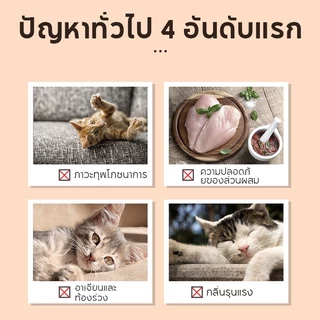 FOLOPETS อาหารแมวเปียก ออร์แกนิกธรรมชาติ 100 กรัม สําหรับขนมปังทุกชนิด แมว 4 รส
