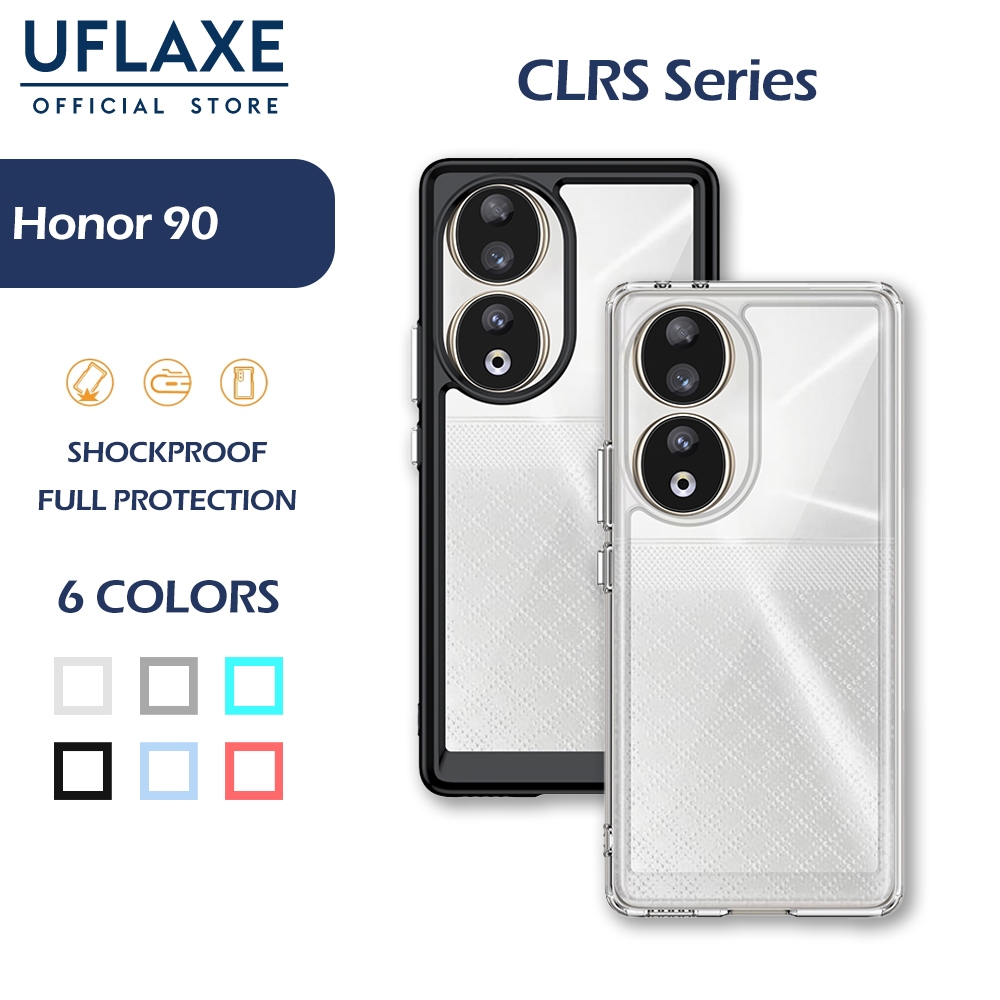 UFLAXE CLRS เคสสำหรับ Honor 90 - เคสโทรศัพท์ใส เคสแข็งกันกระแทก