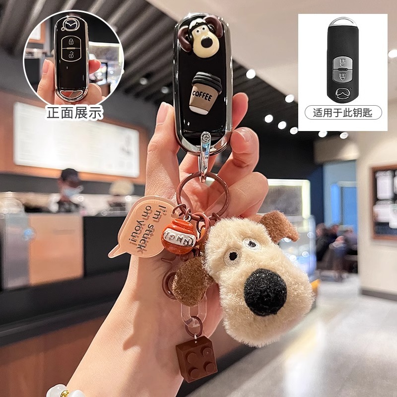 ออกแบบใหม่ 2/3 ปุ่ม TUP ฝาครอบกุญแจรถเหมาะสําหรับ Mazda 2/3/CX-3/CX-5/Skyactiv Remote Key Case