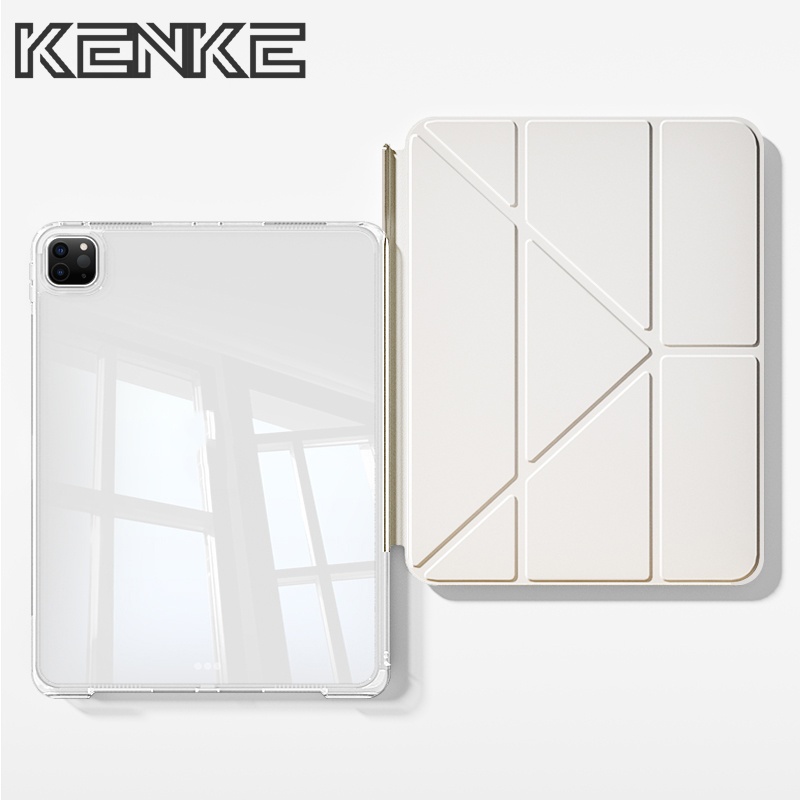 เคสไอแพด Kenke 2-in-1 ถอดออกได้เต็มหน้าจอเปลือกแข็งโปร่งใสสำหรับ เคสไอแพด gen 10 11th A16 เคส ipad g