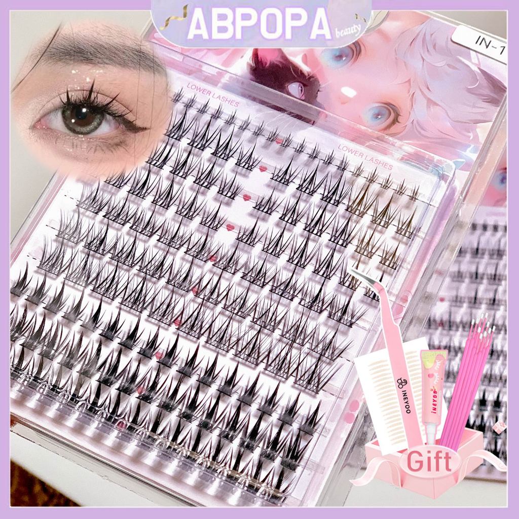 Abpopa Beauty INEYOO ขนตาปลอม อ่อนโยน และหลากหลาย สําหรับใช้ทุกวัน