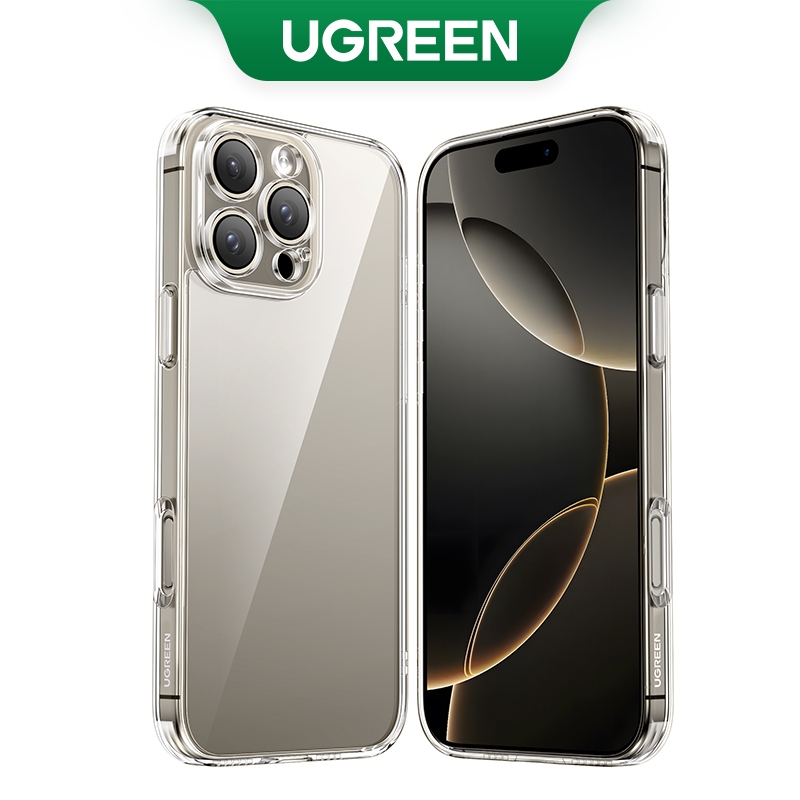 Ugreen เคส iPhone สําหรับ iPhone 16 Pro Max เคสแข็งใสกันกระแทก ฝาครอบโปร่งใส เคสป้องกันโทรศัพท์