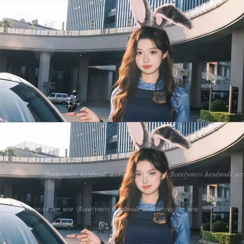 เซ็กซี่กระต่ายสาวตุ๊กตาฟ็อกซ์หูคาดศีรษะอุปกรณ์ผมคริสต์มาส คอสเพลย์น่ารักบริสุทธิ์ปรารถนาลมสัตว์หู หูฟังหญิง - รูปที่ 7