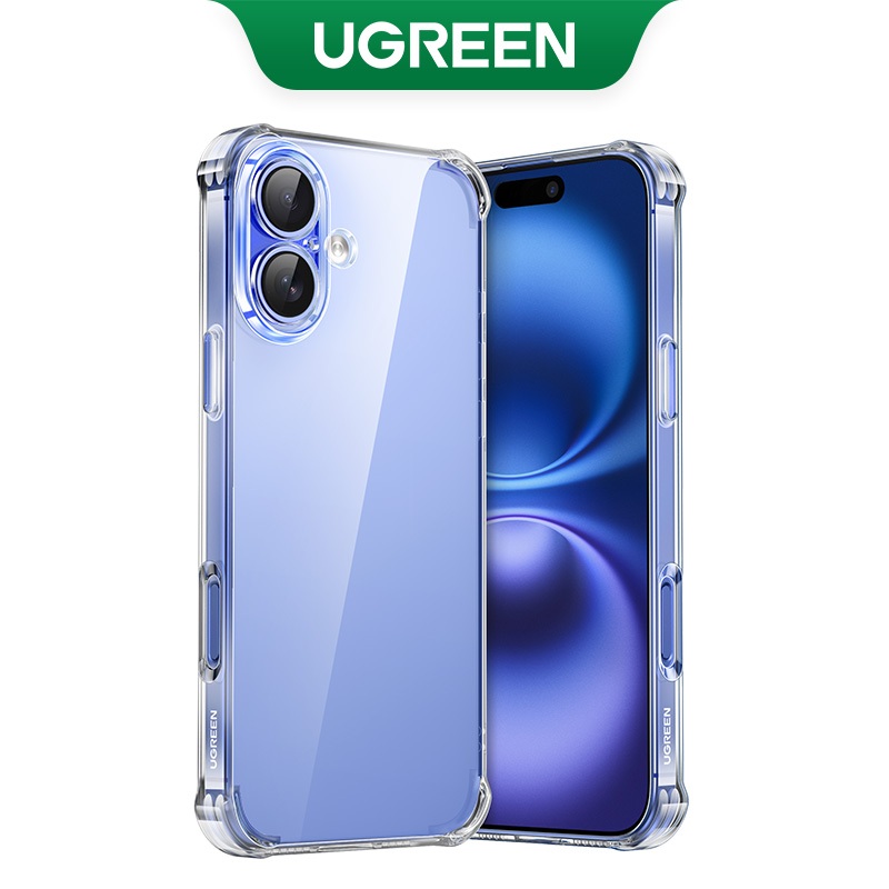 Ugreen เคส iPhone สําหรับ iPhone 16 Pro Max เคสกันกระแทกแบบใสแบบใสเคสใสเคสโทรศัพท์