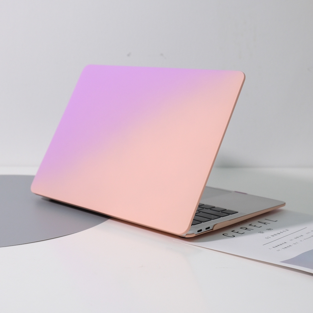 โลโก้ตัดgradientสําหรับmacbook Air 13 15 Pro 13 14 16 นิ้วM3 M4 A3240 A3112 A3401 A3185 A3113 A3114 A2918 A2991 A2918 A3241 A2338 A2337 A2268 คีย์บอร์ด